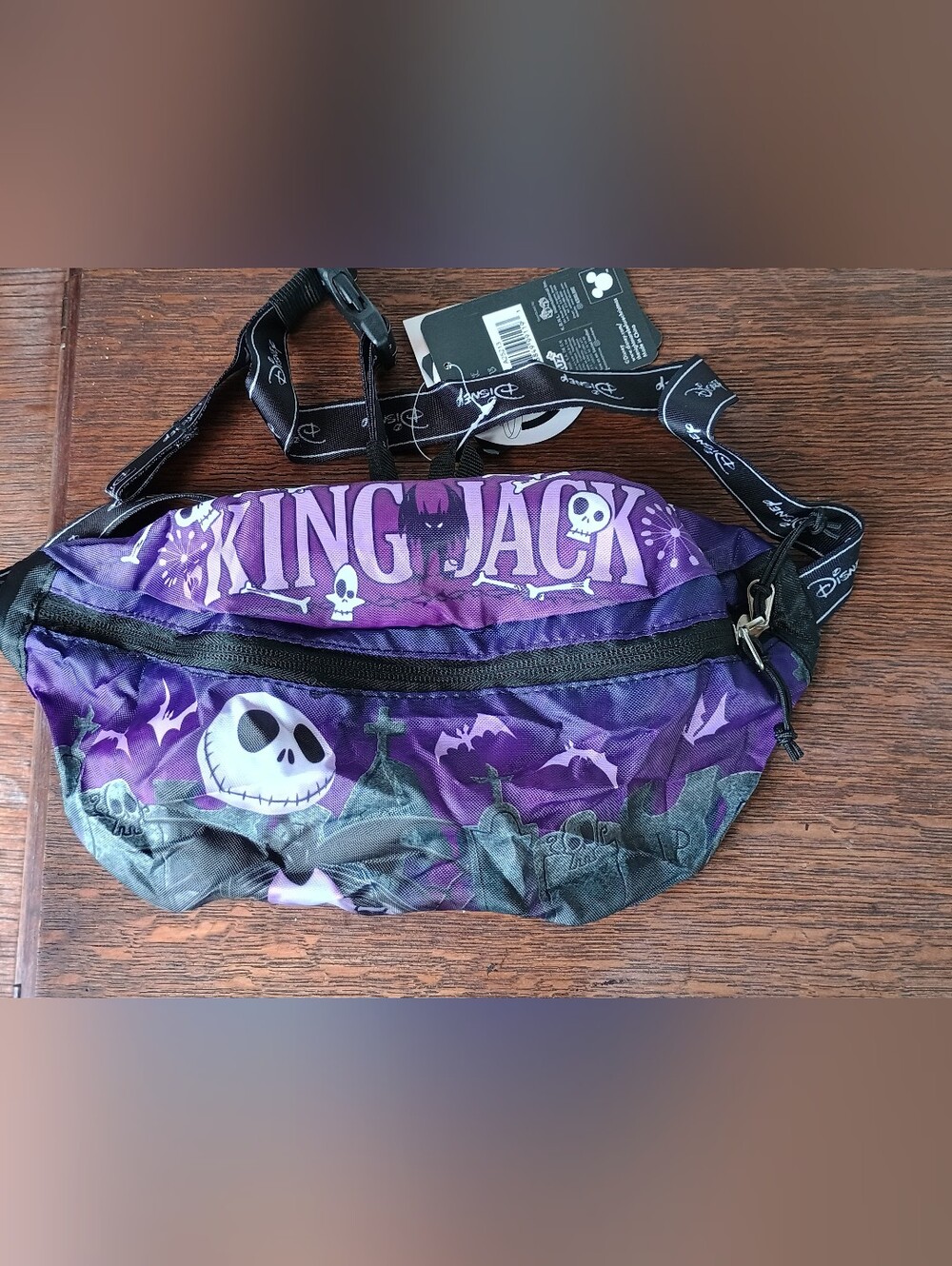 NWT Disney Nightmare Before Christmas Packable Hip Pack/Crossbody Halloween